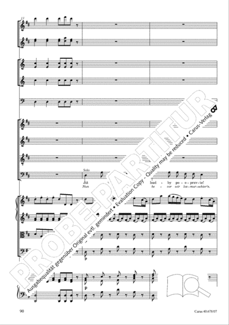 Missa pastoralis bohemica 4-Part scores gallery preview page 103
