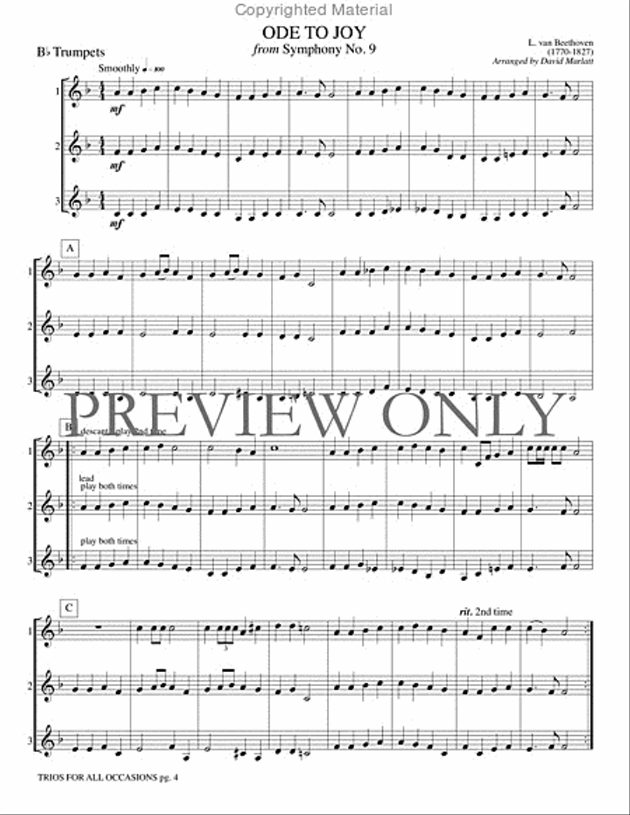 Trios for All Occasions Small Ensemble scores gallery preview page 5