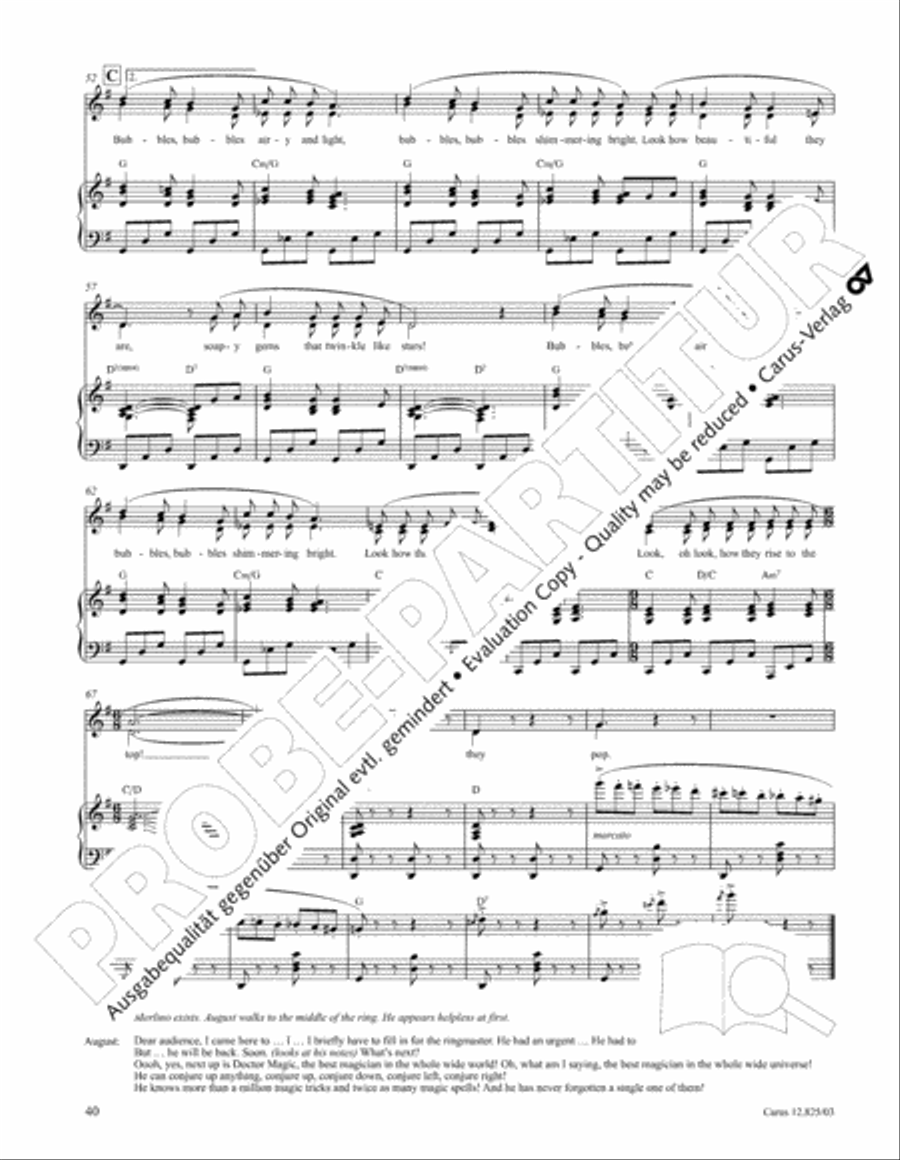 Circus Allegro Circus Allegro Choir scores gallery preview page 41