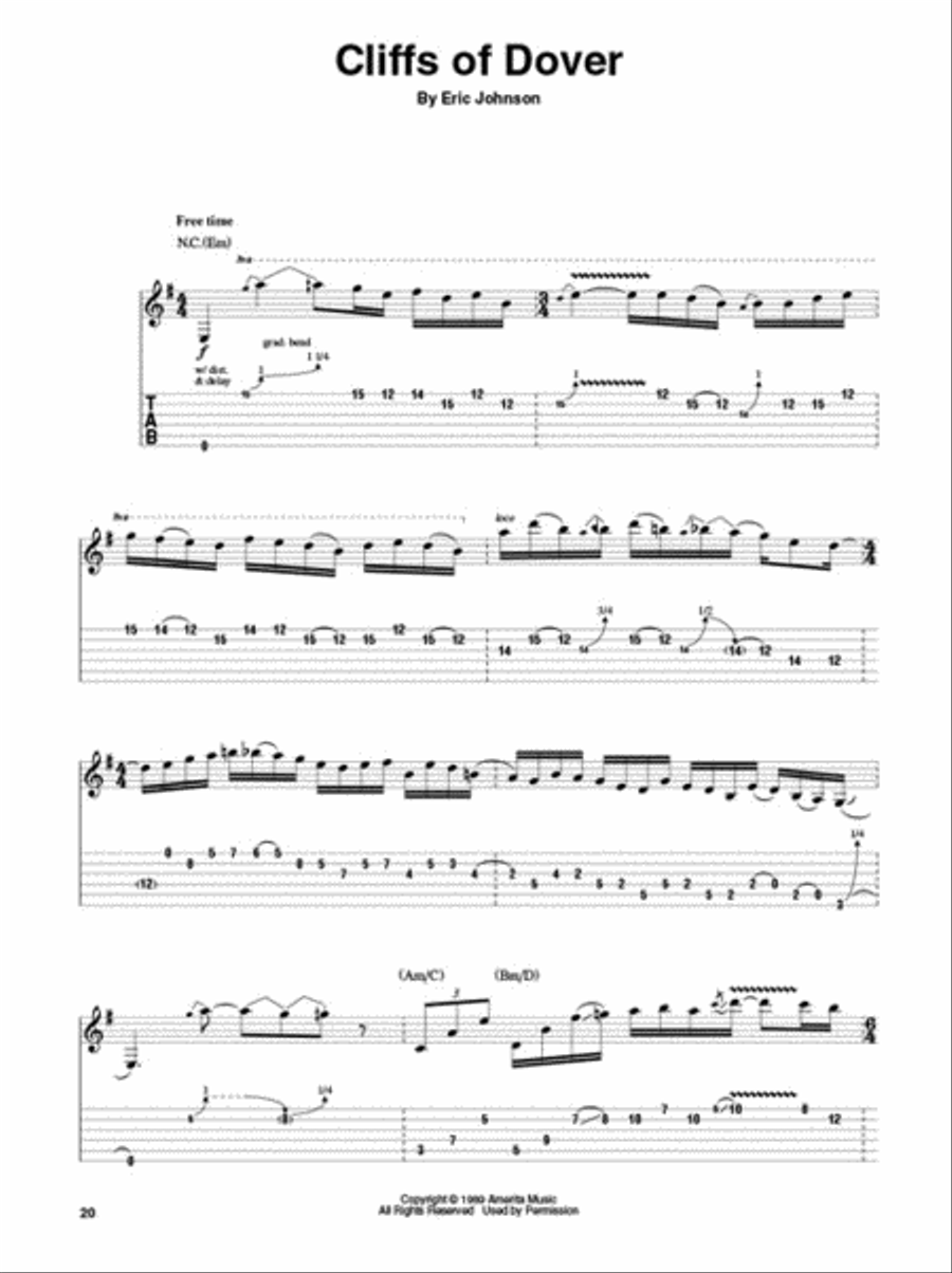 Eric Johnson Electric Guitar scores gallery preview page 5