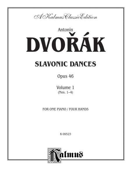 Slavonic Dances, Op. 46, Volume 1