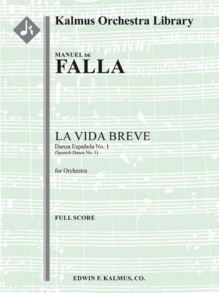 La Vida Breve: Danza Espanola No. 1 (Spanish Dance No. 1) String Orchestra scores gallery preview page 1