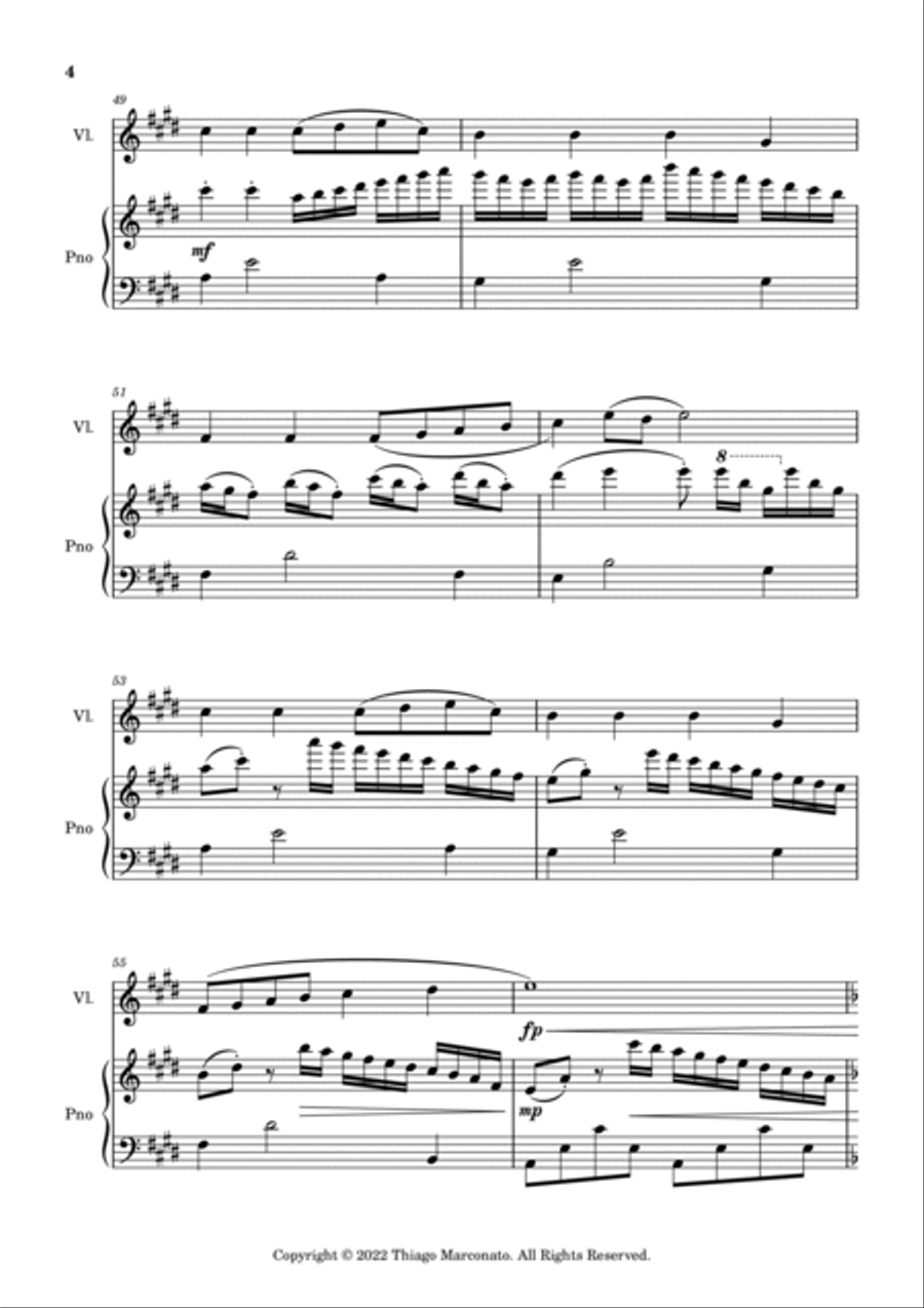 Always Cheerful Always Cheerful Violin Solo scores gallery preview page 4