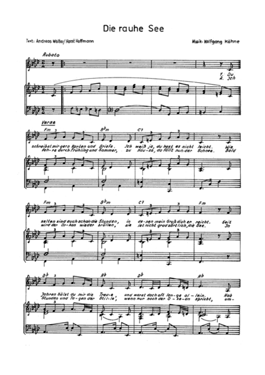 die rauhe See Voice scores gallery preview page 3