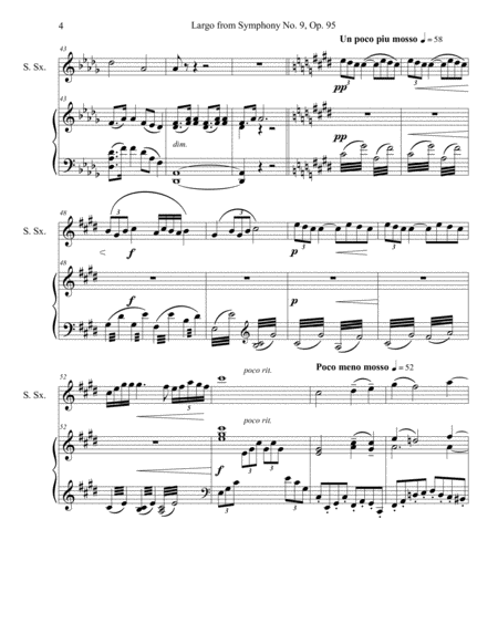 Largo from Symphony No. 9, Op. 95, From the New World image number null