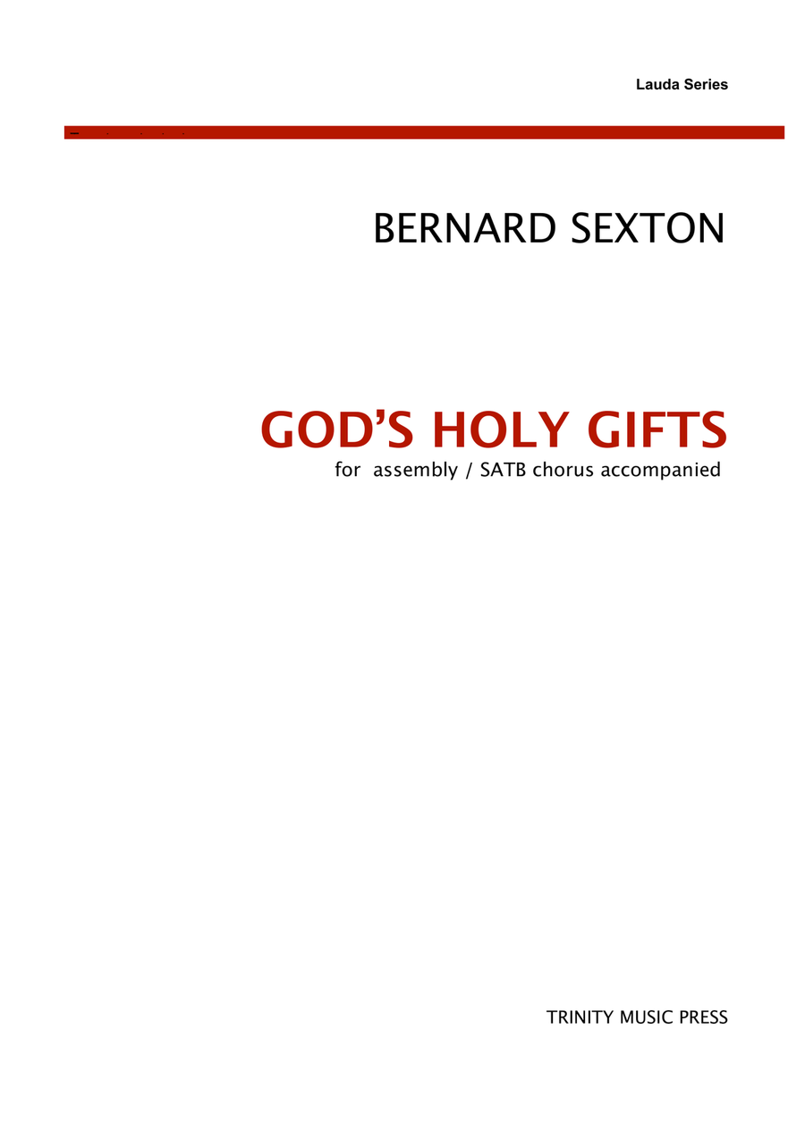 God's Holy Gifts 4-Part scores gallery preview page 1