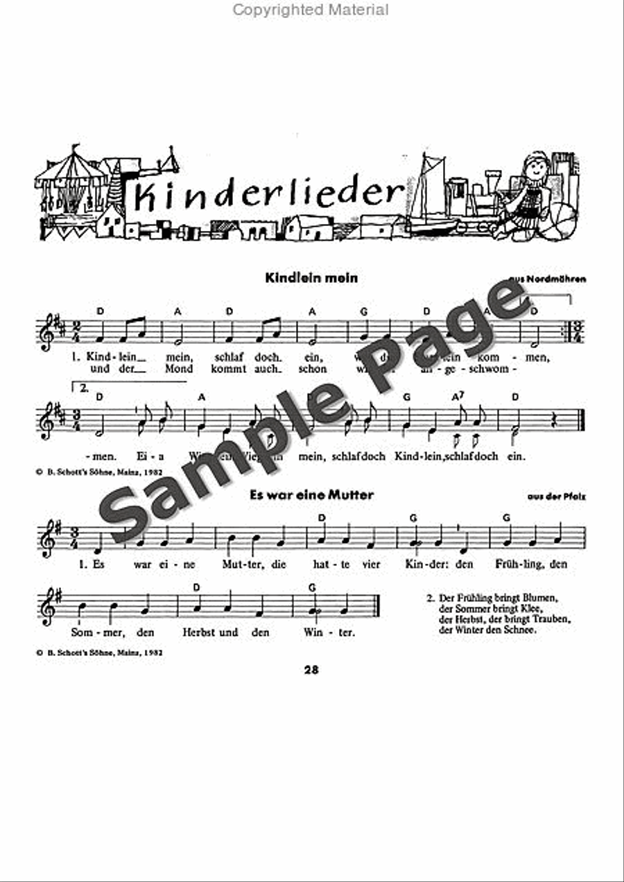 Es tonen die Lieder Recorder scores gallery preview page 29