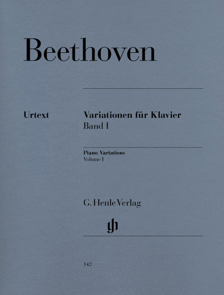 Beethoven, Ludwig van: Variations for Piano, volume I