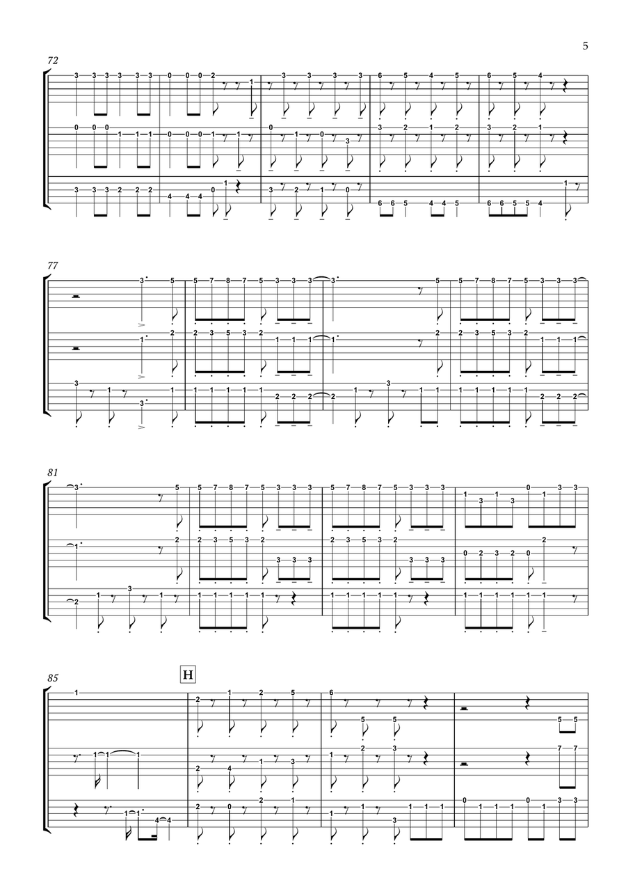 Bohemian Rhapsody Banjo scores gallery preview page 6