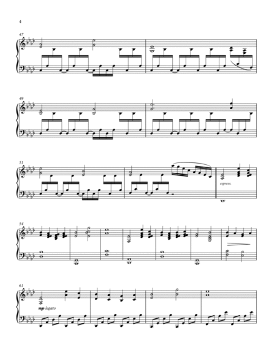 Undertale Variations (for Solo Marimba) Marimba scores gallery preview page 4