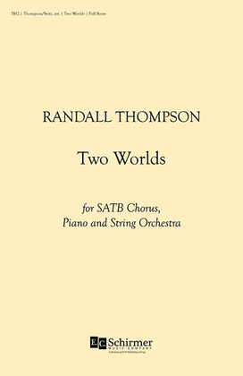 Book cover for Five Love Songs: 3. Two Worlds (Full Score)