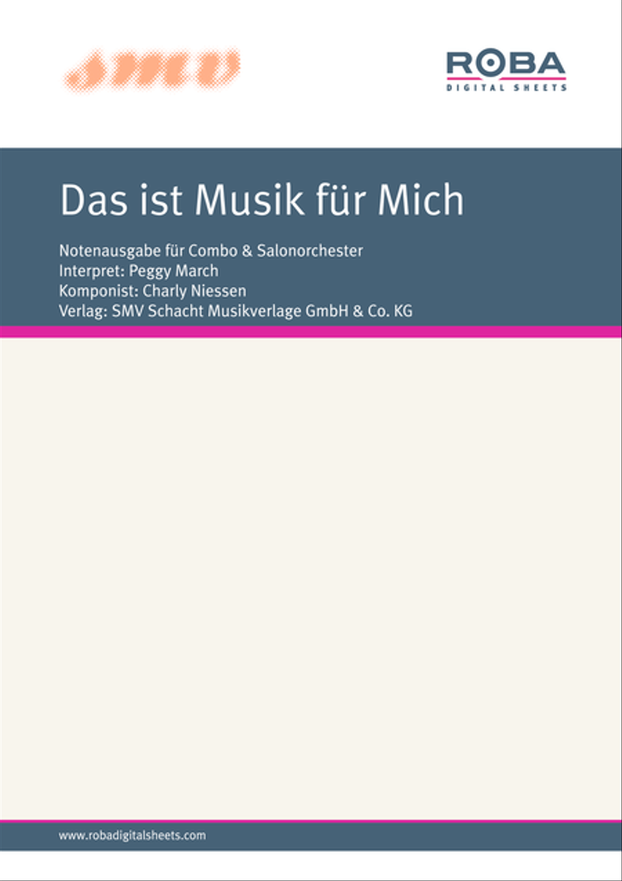 Das ist Musik fur Mich Das ist Musik fur Mich Orchestra scores gallery preview page 1