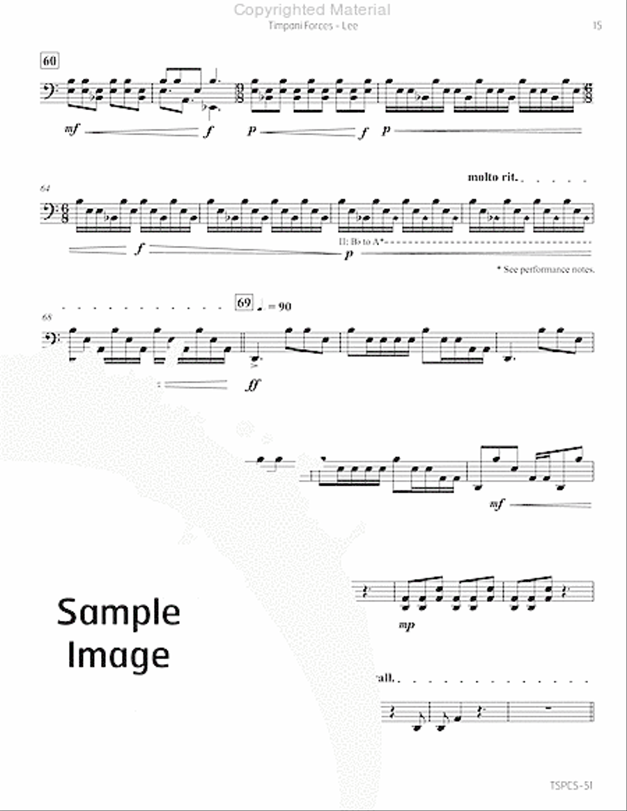 Timpani Forces Timpani Forces Percussion scores gallery preview page 18