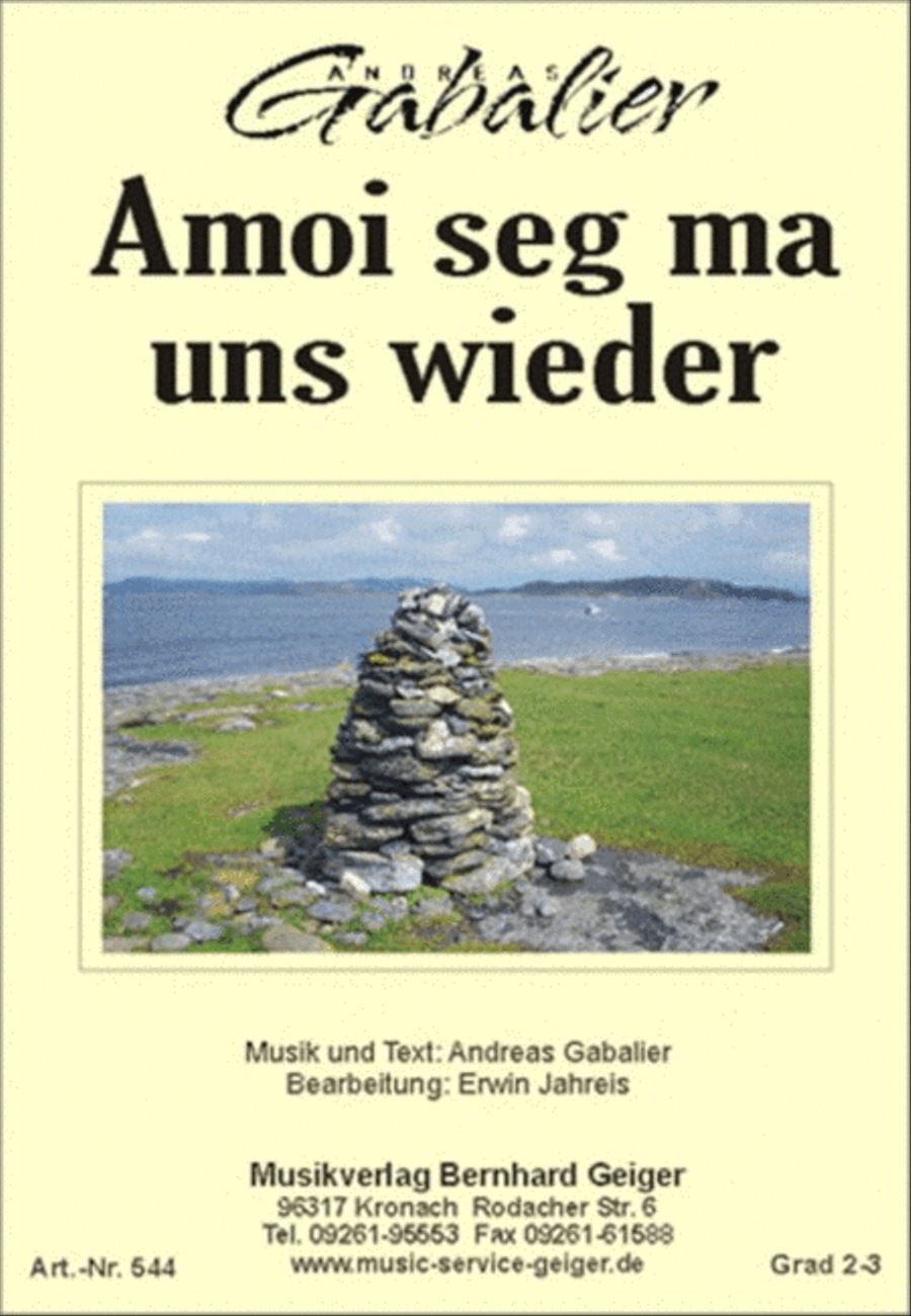 Amoi Seg Ma uns Wieder Concert Band scores gallery preview page 1