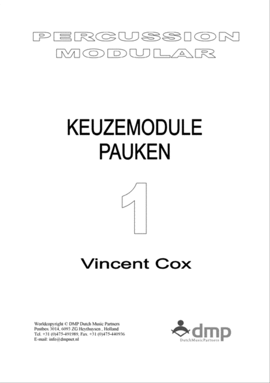 Percussion Modular: Pauken 1 Percussion scores gallery preview page 2