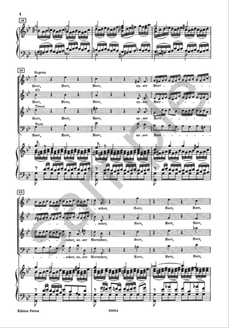 St John Passion BWV 245 (Vocal Score) 4-Part scores gallery preview page 7