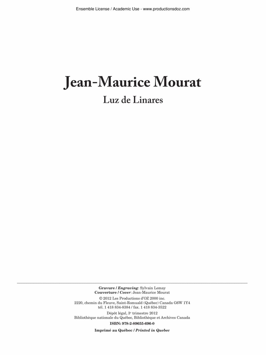 Luz de linares Classical Guitar scores gallery preview page 1