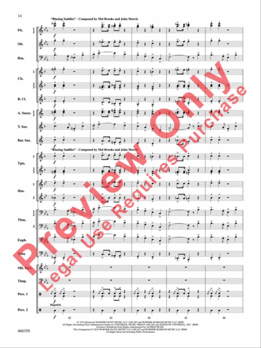 Best of the West! Concert Band scores gallery preview page 15