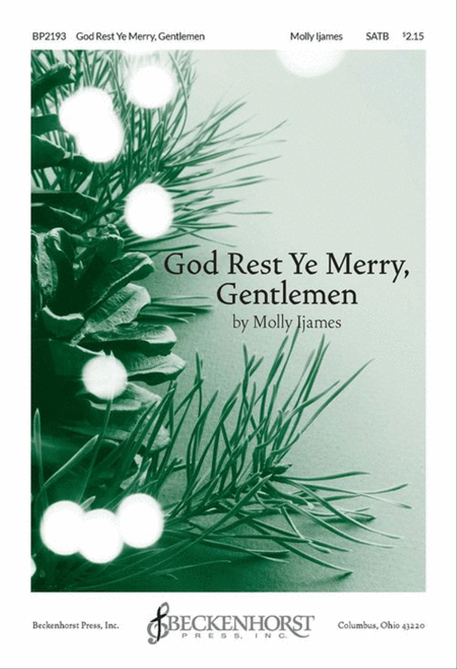 God Rest Ye Merry, Gentlemen - Ijames 4-Part scores gallery preview page 1