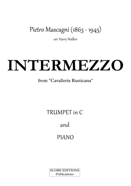 Mascagni, Pietro: Intermezzo (for Trumpet in C and Piano) image number null