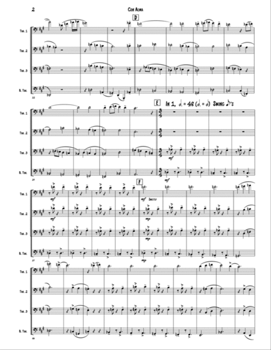 Con Alma Brass Quartet scores gallery preview page 2