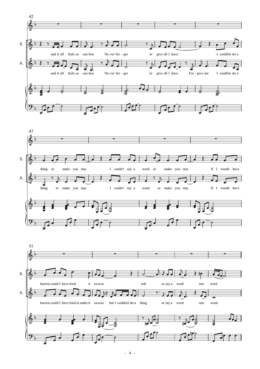 One Word SA scores gallery preview page 4