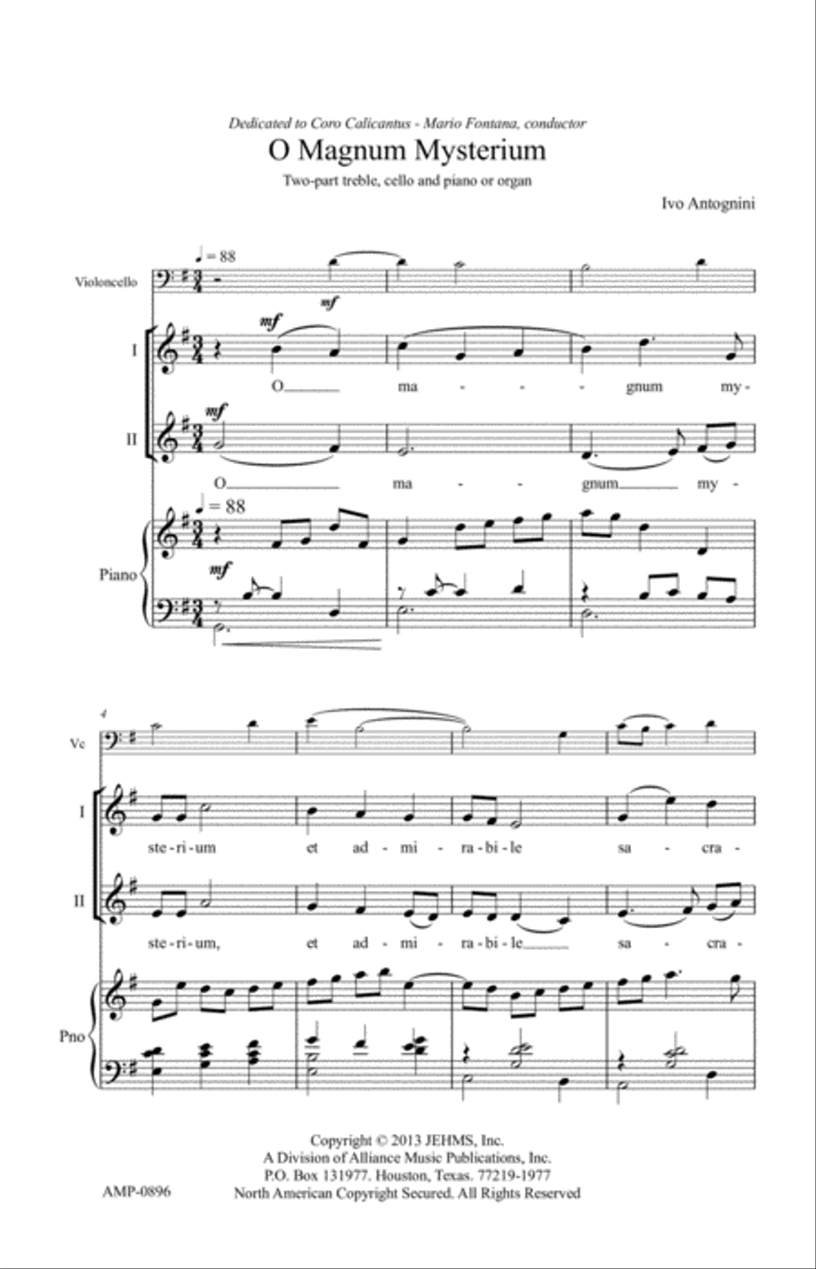 O Magnum Mysterium O Magnum Mysterium SA scores gallery preview page 2