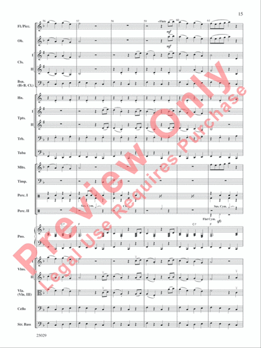 Charlie and the Chocolate Factory, Selections from the Original Movie Soundtrack Full Orchestra scores gallery preview page 16