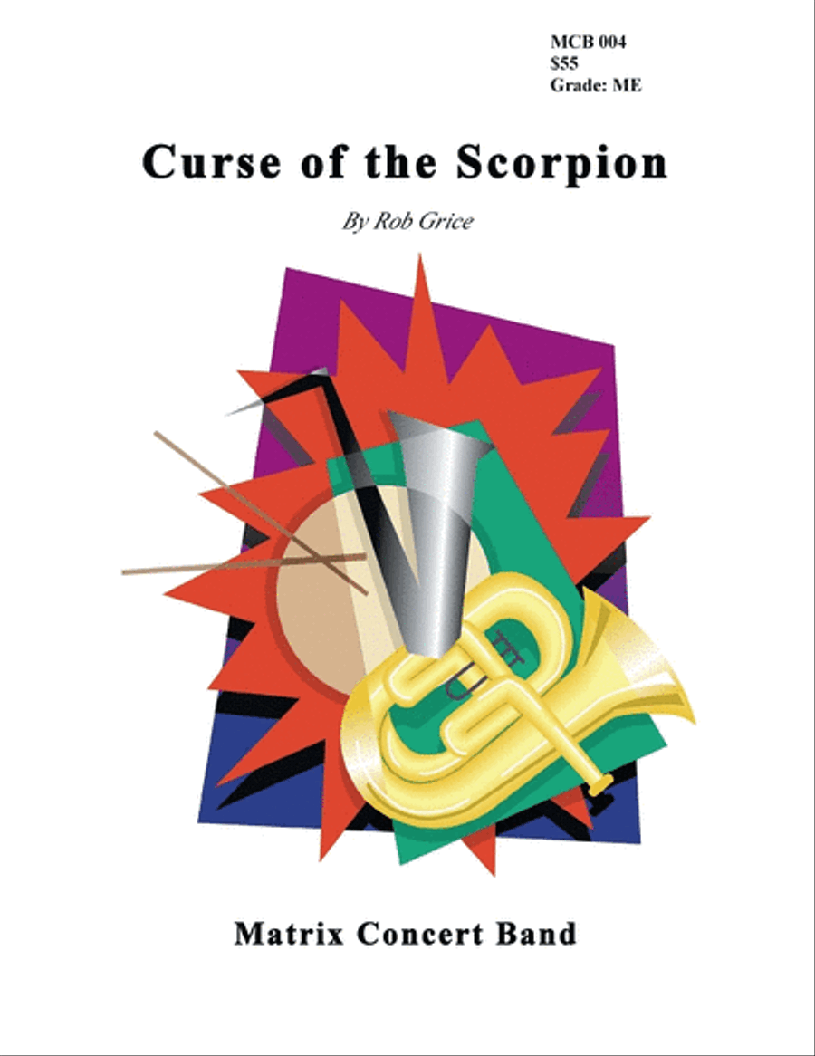 Curse of the Scorpion Concert Band scores gallery preview page 1