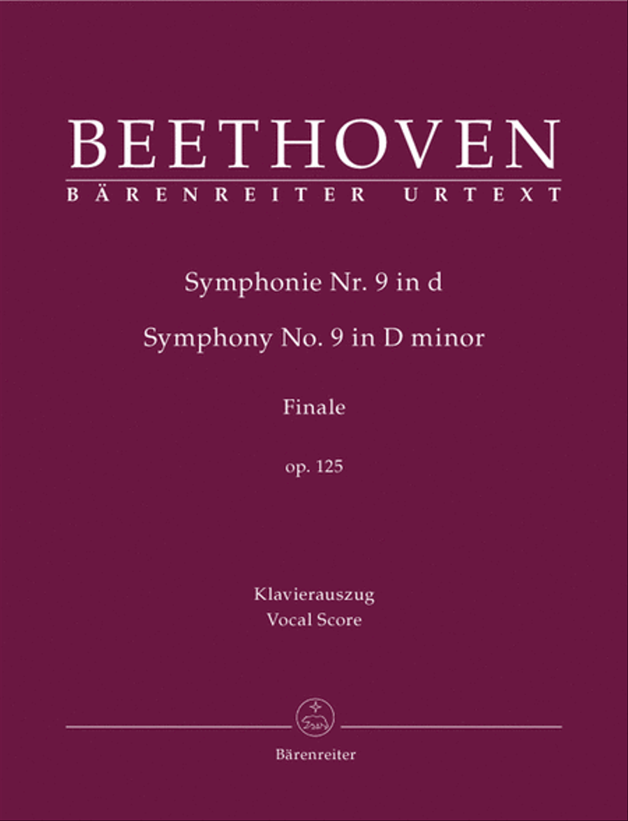 Symphony, No. 9 d minor, Op. 125