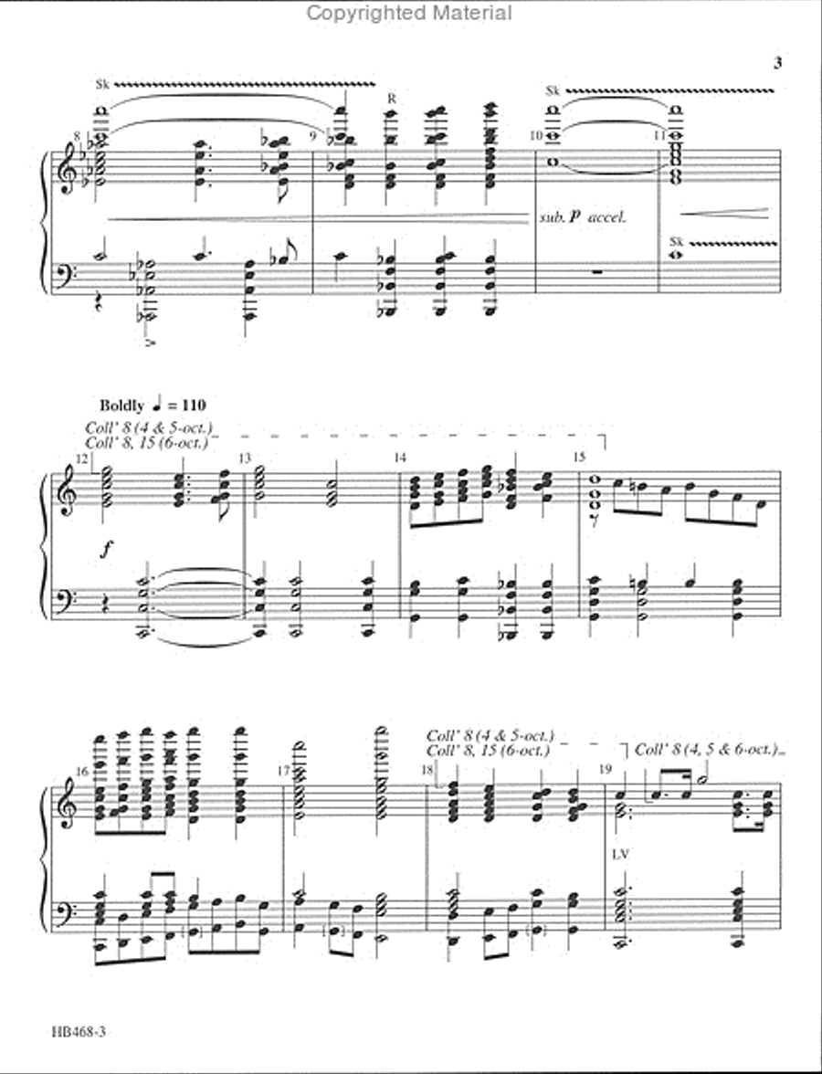 Thine Be the Glory - Krug 5-Octaves scores gallery preview page 3