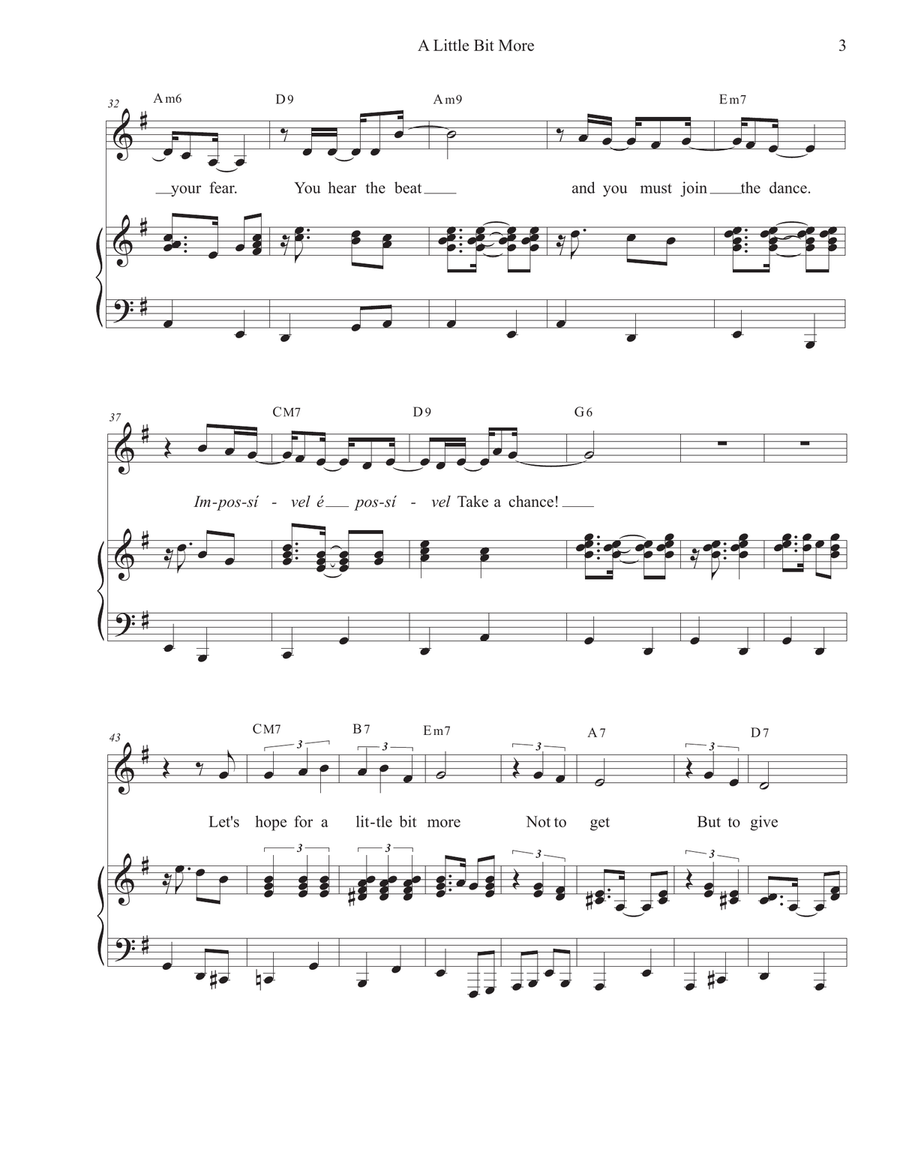 A Little Bit More Piano, Vocal scores gallery preview page 3