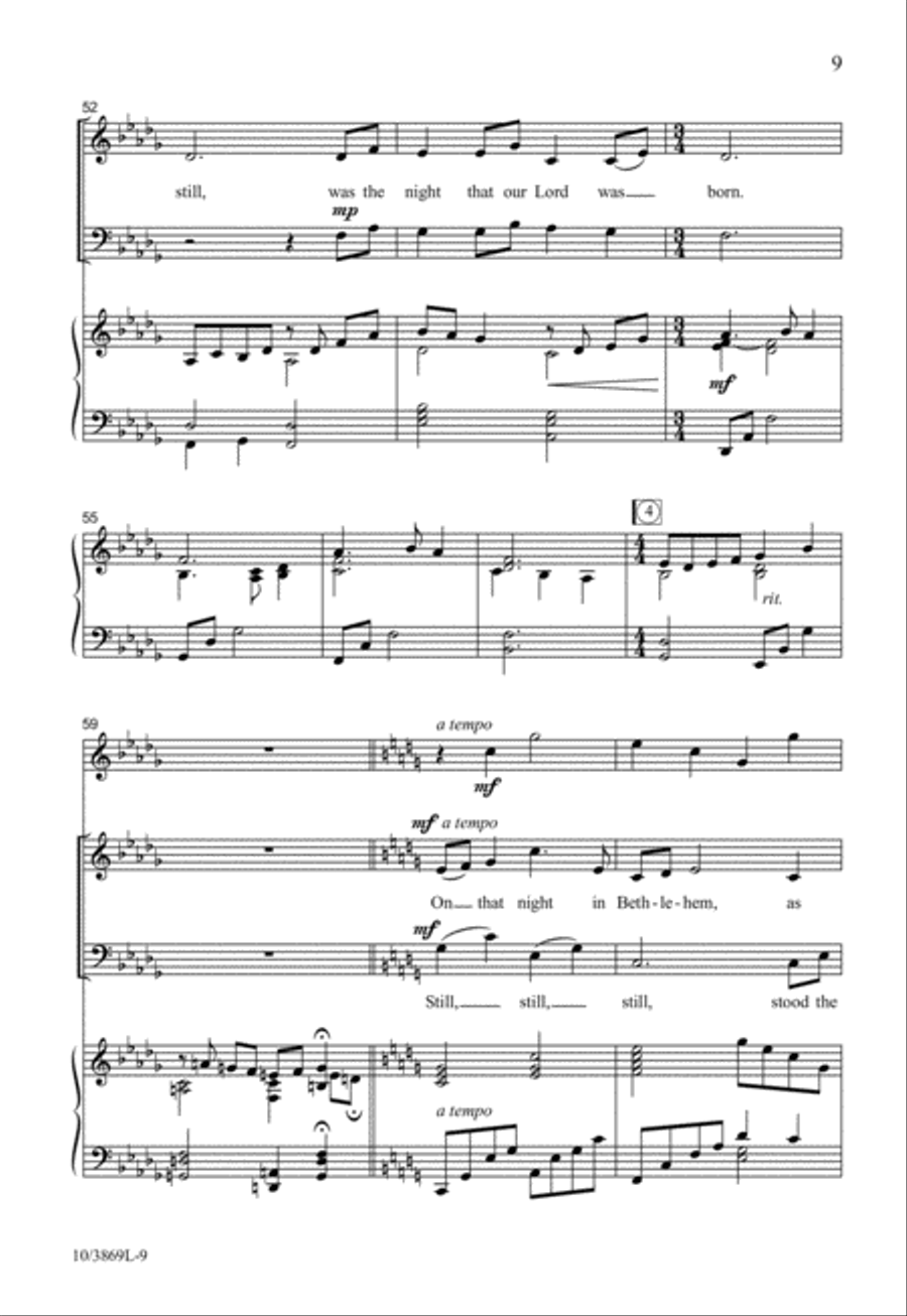 On that Night in Bethlehem 2-Part scores gallery preview page 9