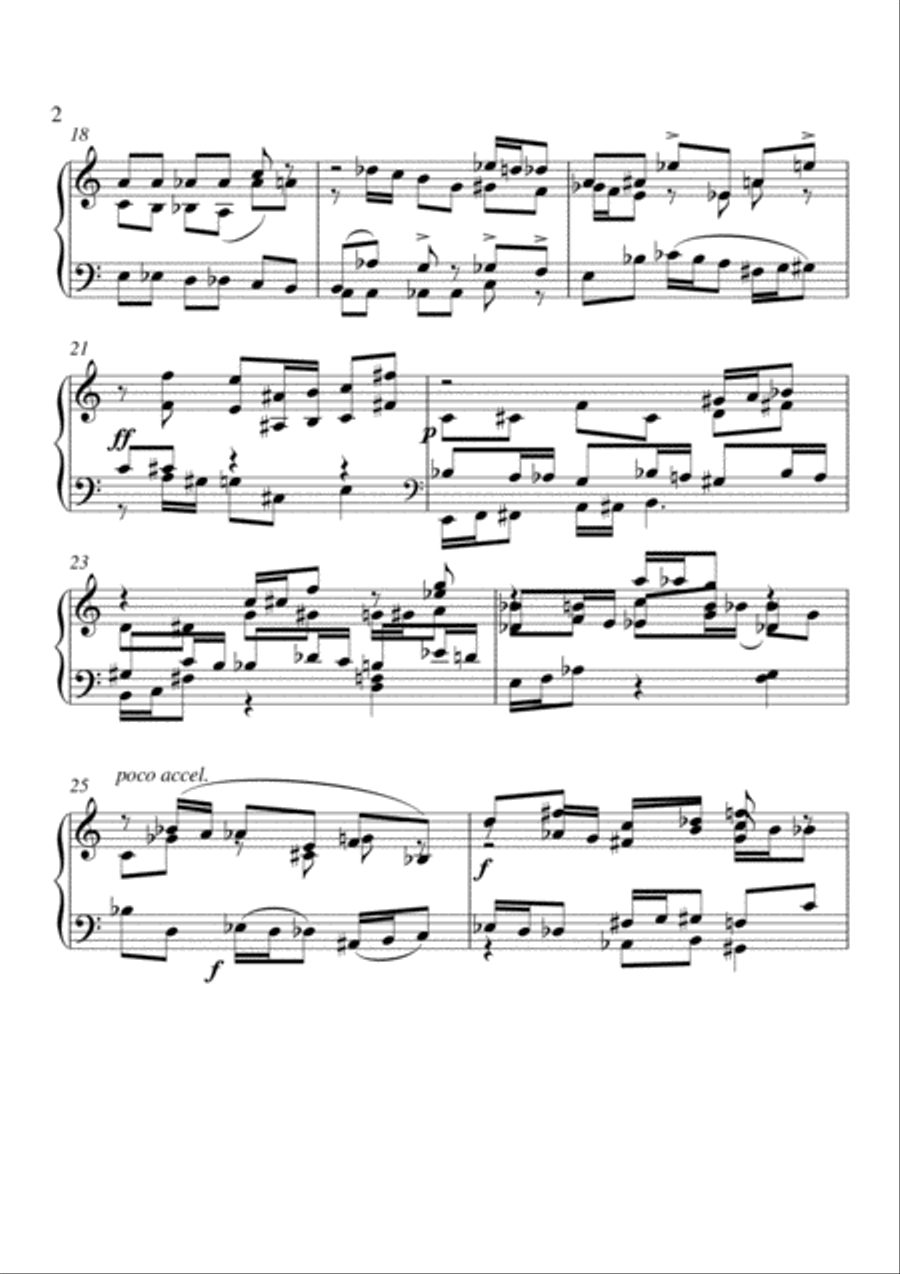 The Chromatic Argument Piano Solo scores gallery preview page 3