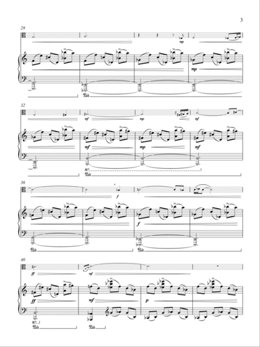 Viola Sonata Piano Accompaniment scores gallery preview page 4
