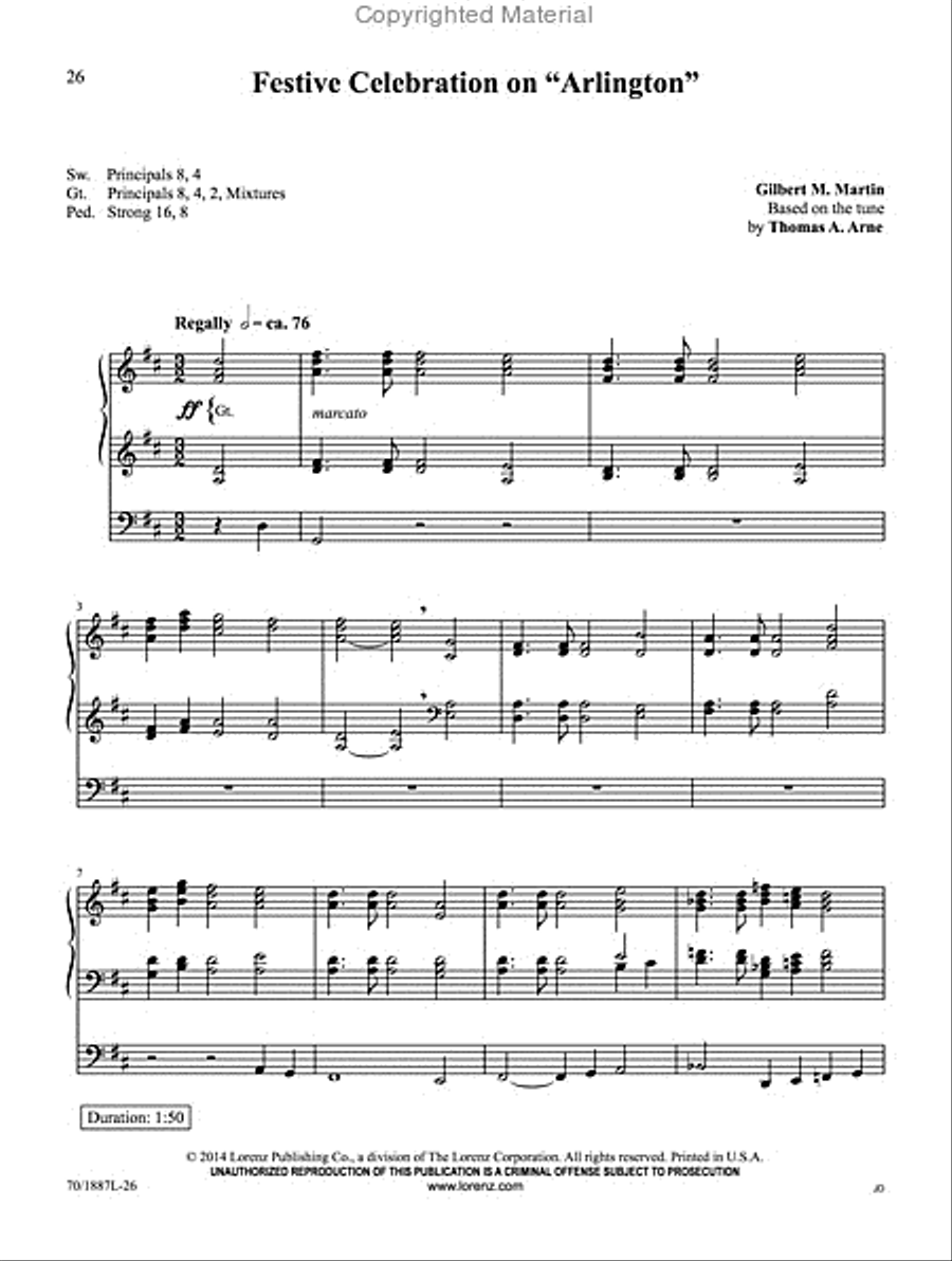 Hymns of Joyful Praise Hymns of Joyful Praise Organ Solo scores gallery preview page 2