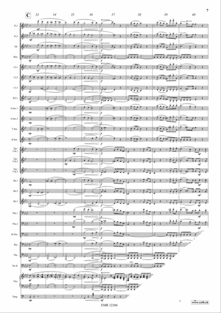 Stabat Mater Concert Band scores gallery preview page 6