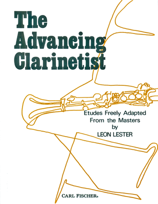 Book cover for The Advancing Clarinetist