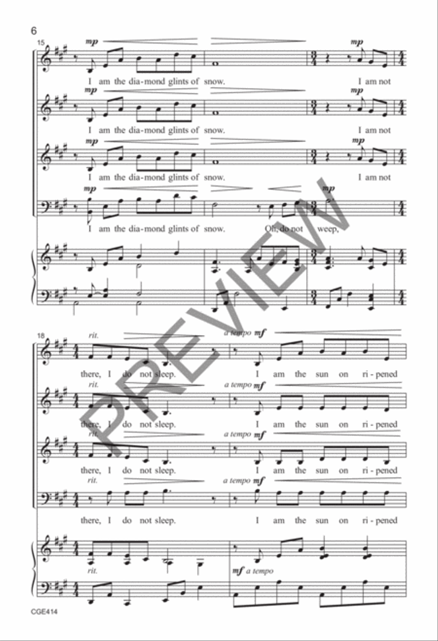 Do Not Stand and Weep (SSAB)B SSA scores gallery preview page 5