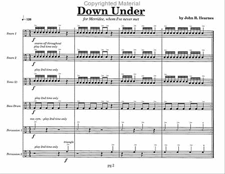 Quadruple Decker Quadruple Decker Percussion Ensemble scores gallery preview page 3