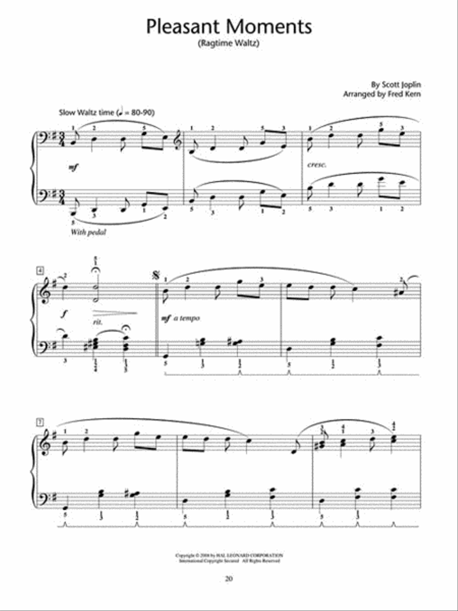 Classic Joplin Rags Classic Joplin Rags Piano Method scores gallery preview page 4