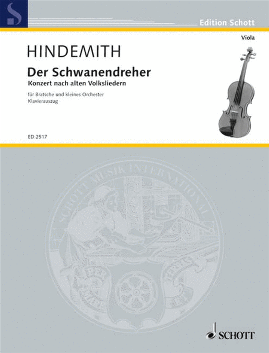 Der Schwanendreher Viola scores gallery preview page 1