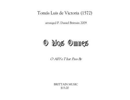 O Vos Omnes Tuba/Euphonium quartet