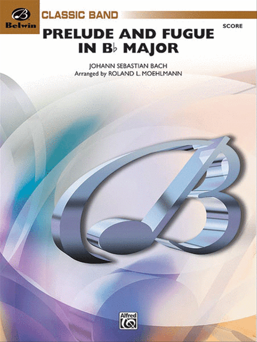Prelude and Fugue in B-flat Major Concert Band scores gallery preview page 1