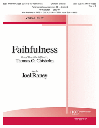 Book cover for Faithfulness (Great Is Thy Faithfulness)