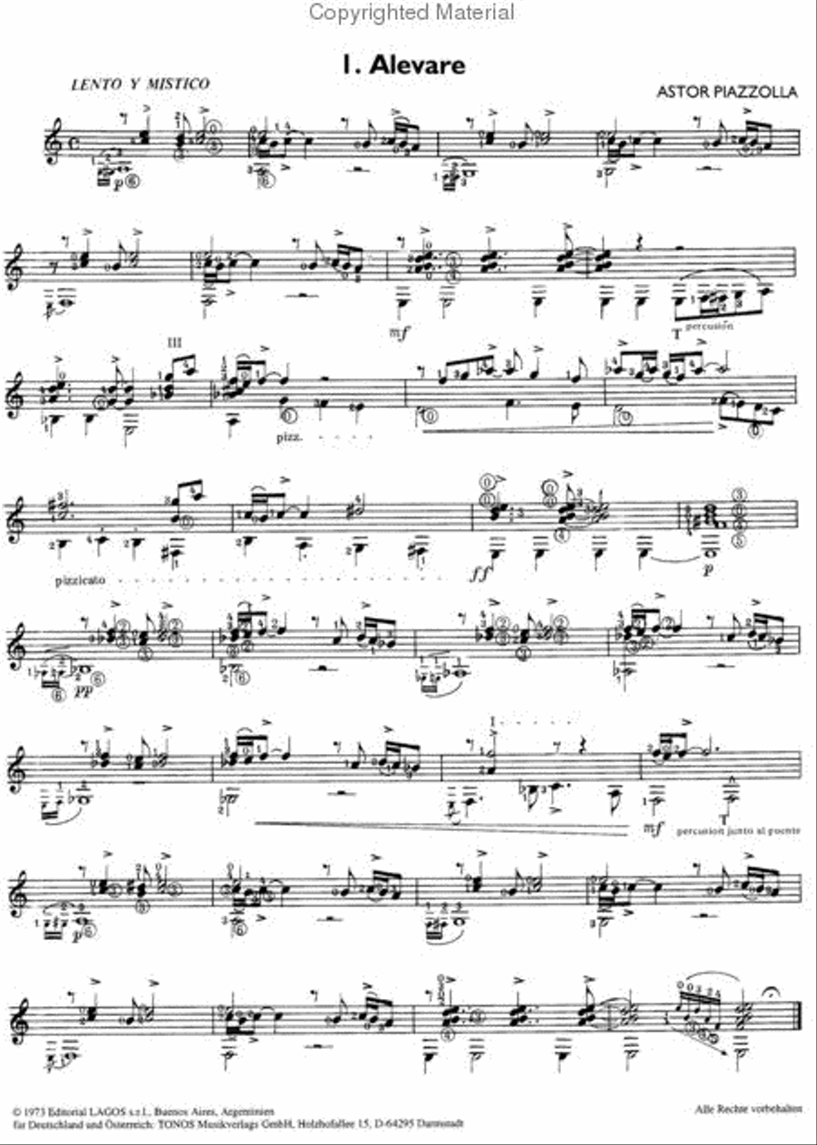 Maria de Buenos Aires Maria de Buenos Aires Classical Guitar scores gallery preview page 3
