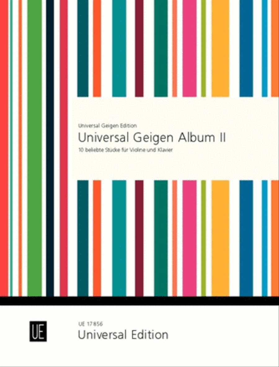 Universal Violin Album Vol. 2 Violin Solo scores gallery preview page 1