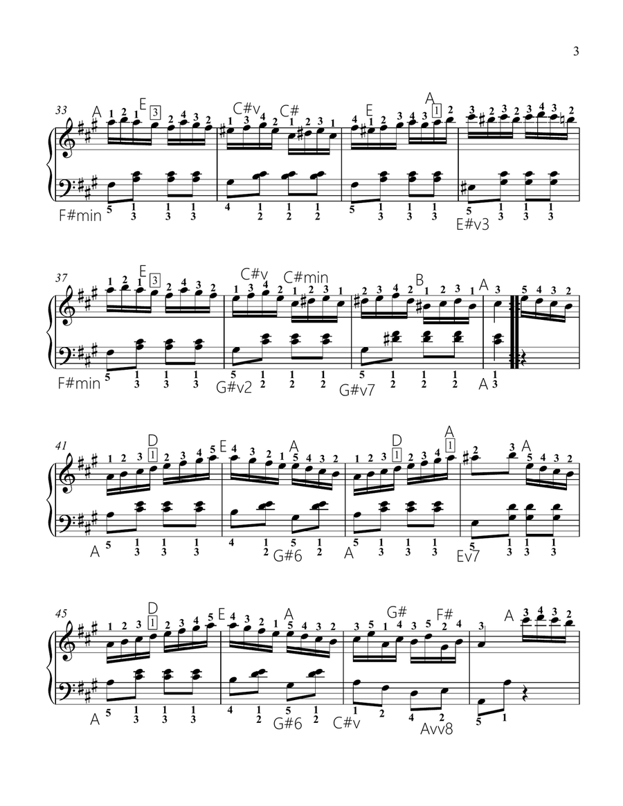 Rondo alla Turca, Allegretto (3rd Movement) from Sonata No. 11, K. 331 Piano Method scores gallery preview page 3