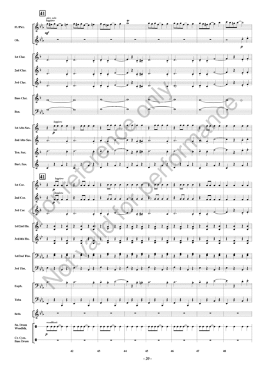The Huntress Concert Band scores gallery preview page 21