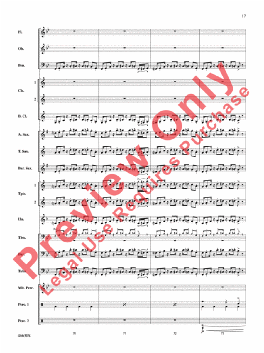 The LEGO Ninjago Movie: Selections from the Motion Picture Soundtrack Concert Band scores gallery preview page 18